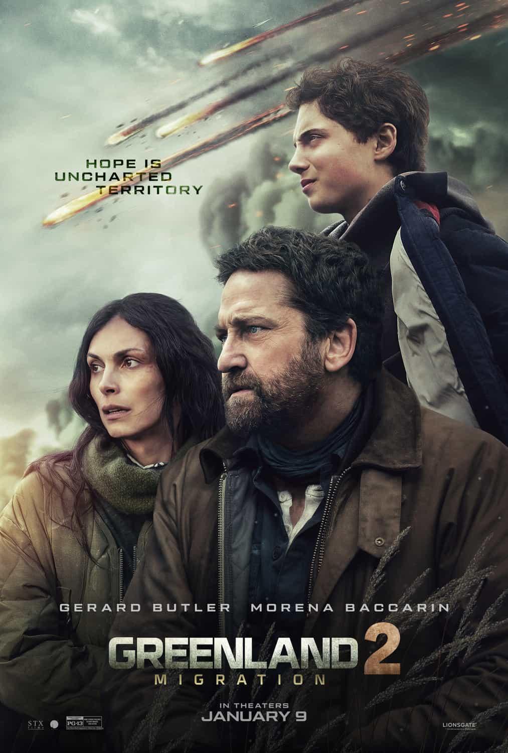 This weeks Global new movie preview 9th January 2026 - Greenland 2: Migration, Primate, Rental Family, No Other Choice, Song Sung Blue, The Housemaid, The Chronology of Water, Sentimental Value, Giant, It Was Just An Accident