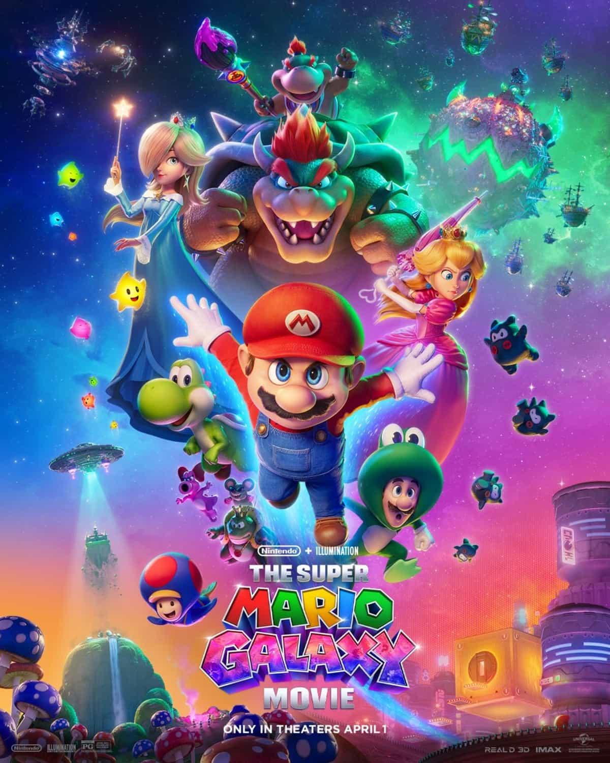US Box Office Weekend Report 17th - 19th April 2026:  Three weeks at the top for The Super Mario Galaxy Movie as The Mummy comes in at number 3